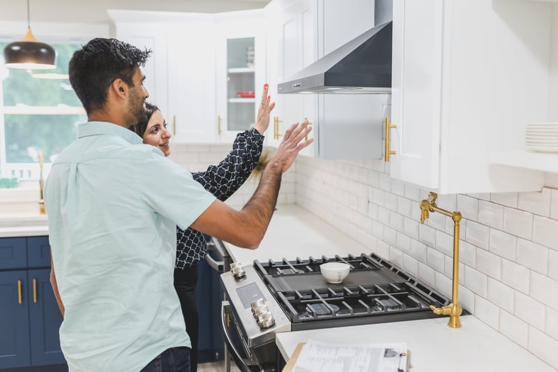 Real estate agent discussing with client