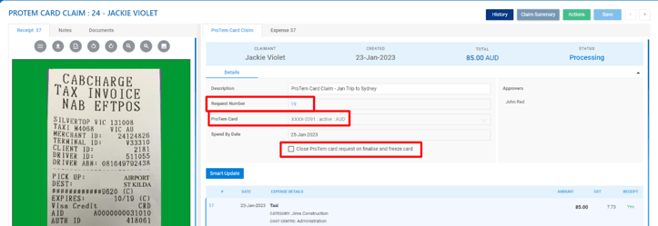 Linking prospend