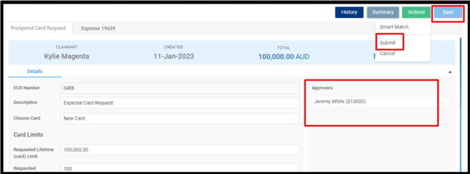ProSpend Request 5 ProSpend Request 5