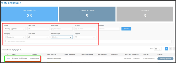 ProSpend Request 6 ProSpend Request 6