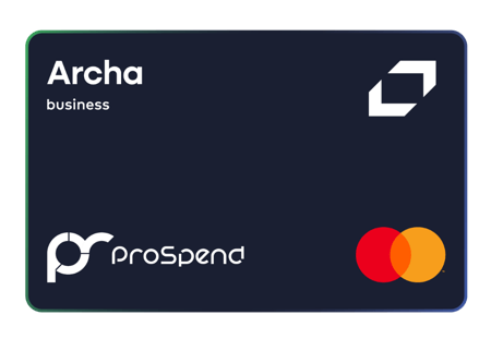 ProSpend Archa virtual card