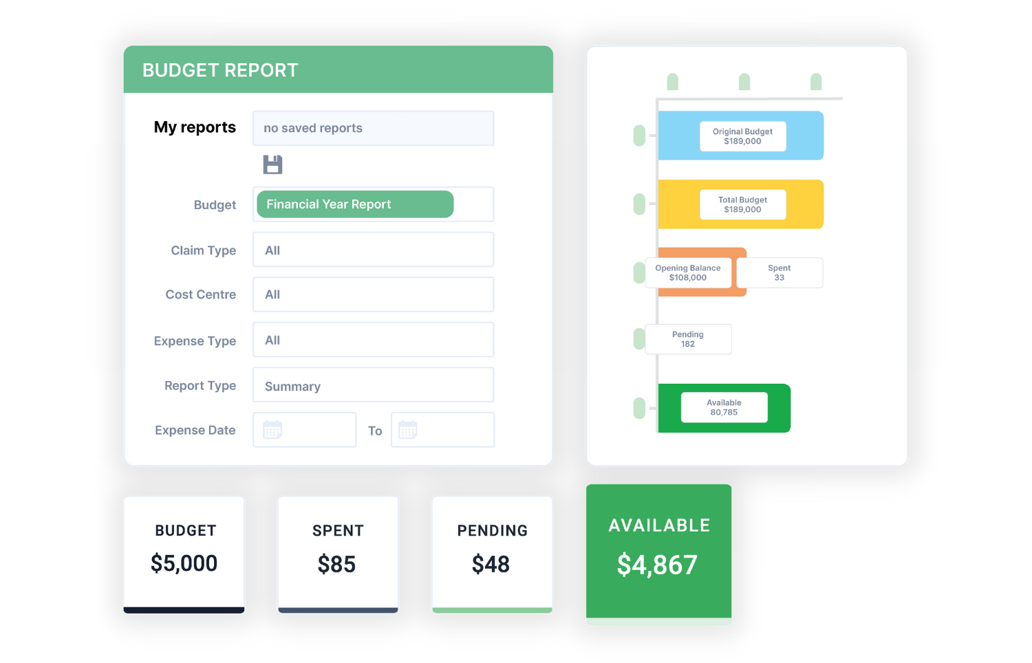 ProSpend Report and Track Expenses feature